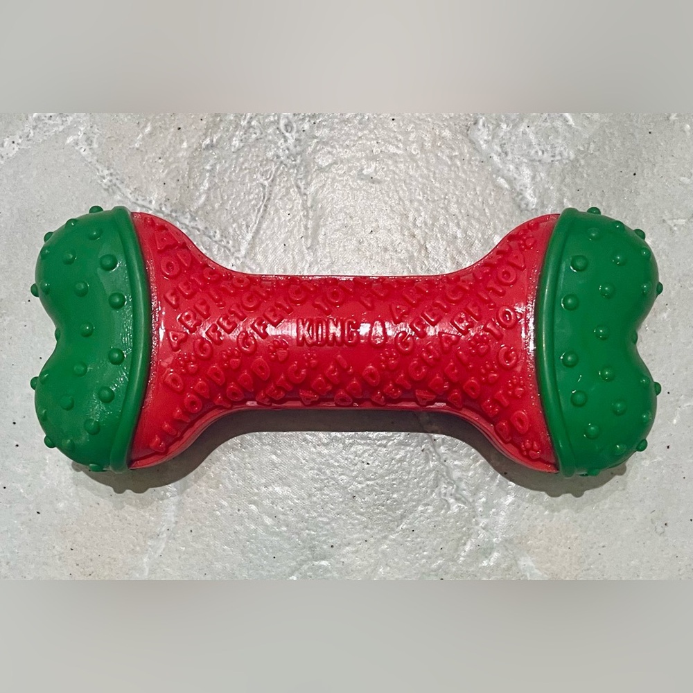KONG Holiday CoreStrength Bone Dog Chew Toy